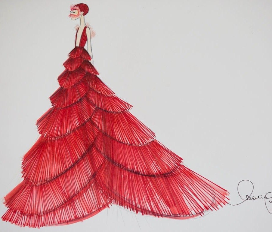#_@sewing_https://fotostrana.ru/away?to=/sl/pFO2 making of the pleated dress from the Dior haute couture show, step by ... - 2