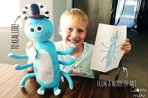 Компания Budsies во Флориде, занимается пошивом плюшевых игрушек по детским рисункам.