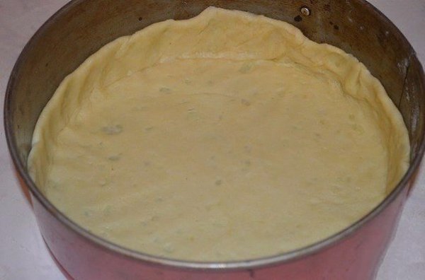 Деревенский пирог из картофельного теста с мясом и овощами.Ингредиенты:Для теста:- 150 гр картофеля ... - 7