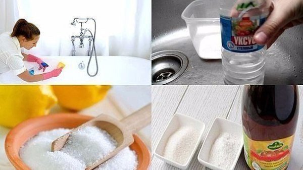 Простые и гениальные хитрости для уборки дома! 1. Очищаем самые грязные предметы в ванной. Старая ... - 4