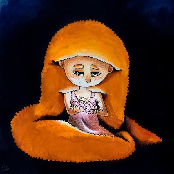 Art orange.Однажды ты понимаешь — никто не видит мир твоими глазами...