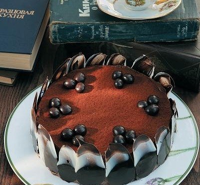 ТОРТ «ТРЮФЕЛЬ». Для бисквита: мука — 85 гр. крахмал картофельный — 20 гр. сахар — 105 гр. яйцо — 3,5 ...