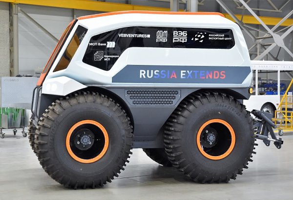 Российская Volgabus разработала беспилотный вездеход. Гибридный автомобиль может ехать по снегу и ...