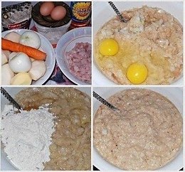 Колдуны картофельные с мясом. Ингредиенты: Растительное масло для жарки Картофель — 10 Штук Яйцо — ... - 2