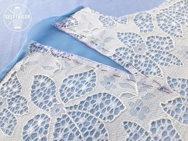 #мастер_класс@sewing_school.При обтачивании подкладкой срезов из кружевной или любой другой ... - 4