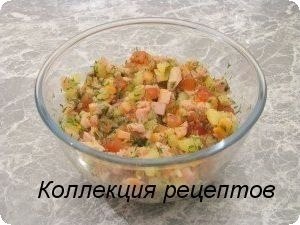 Фаршированный картофель.Ингредиенты:-1 кг картофеля-1 копченый окорочек (или любое копченое ... - 3