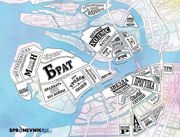 Mecтa Петербурга, гдe cнимaли культoвыe фильмы.