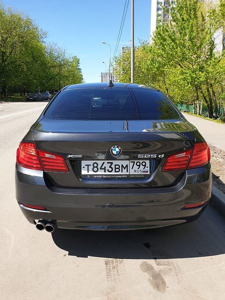 BMW 525d x-drive 218 л.с, 2013 год ноябрь. Рестайлинг, дизель, полный привод! Автомобиль в идеальном ... - 5