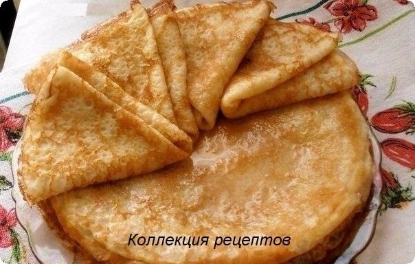 Вкуснющие блинчики с сахаром и маслом.Ингредиенты: для теста: 4 яйца 2 ст. л. сахара 2 ст. молока ...