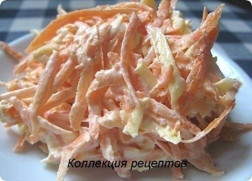 МОРКОВНЫЙ САЛАТ с сыром и чесноком.Ингредиенты:1 крупная морковка (или 2 средних);100 гр. сыра;1-2 ...