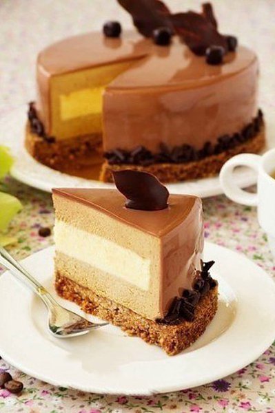 КОФЕЙНЫЙ ТОРТ С АМАРЕТТО. Это очень, очень вкусный торт! Настолько, что я даже забыла о своей диете ... - 2