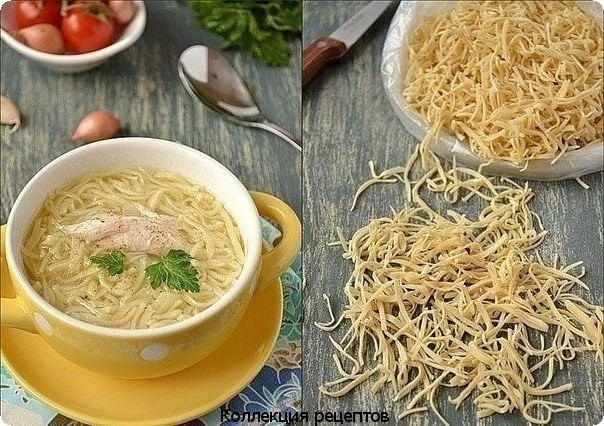 ЛАПША ДОМАШНЯЯ.Самый простой рецепт!Состав:- мука – 1 стакан- яйцо – 3 шт.- соль – по вкусуМуку ...