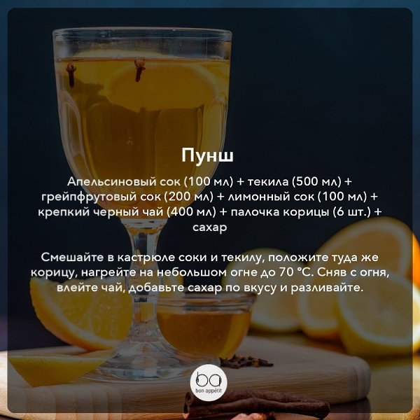 Рецепты для тех, кто не любит глинтвейн .#лучшие_подборки@bon - 2