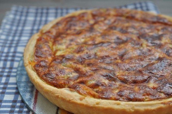 Киш с курицей и сыром.Ингредиенты:Для теста:Охлажденное сливочное масло — 150 гМука — 170 гЛедяная ... - 2