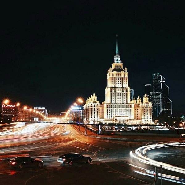 Москва после заката приобретает новые краски.Москва: Инструкция по применению! - 6