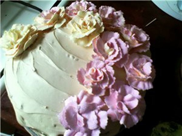 Торт с клубникой