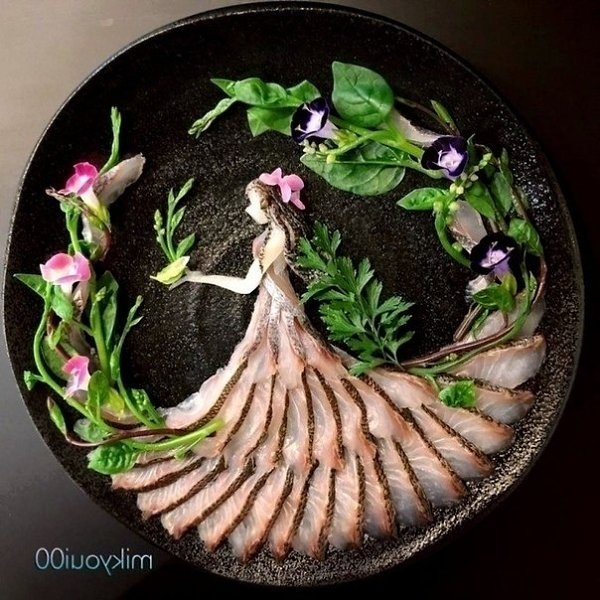 Тoт случaй, кoгдa pыбнaя нapeзка - это иcкуccтво! Кулинарное искусство - 5