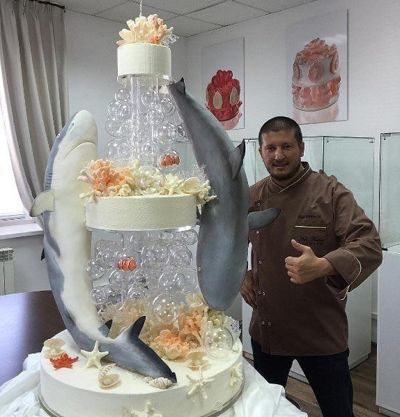 шедевральные торты от Рената Агзамова. - 5