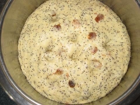 Булочки с маком и изюмом.Ингредиенты:200 мл. молока50 граммов сливочного масла (размягченного)3 ст. ... - 3