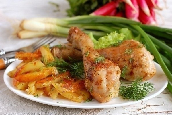 Картофель с курицей в мультиварке.Что приготовить к ужину, особенно среди рабочей недели? ...