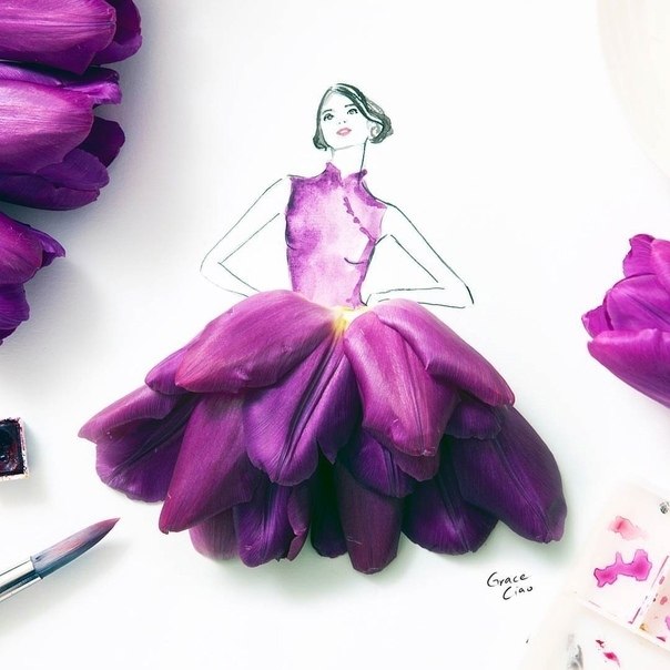 Grac Ciao is a fashion dsignr, artist and illustrator.      