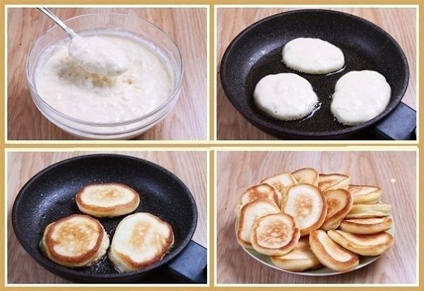 Оладьи пышные.Очень вкусные оладьи, мои самые любимые! Делаю их уже не один раз, всегда получаются ... - 3