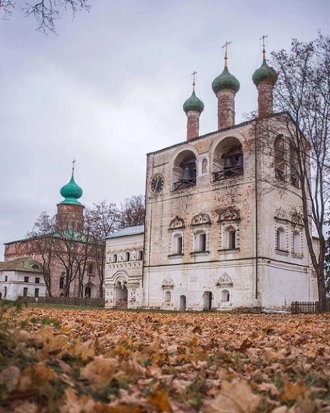 Борисоглебской монастырь- крепость недалеко от Ростова Великого. Борисоглебский на Устье Ростовский ...