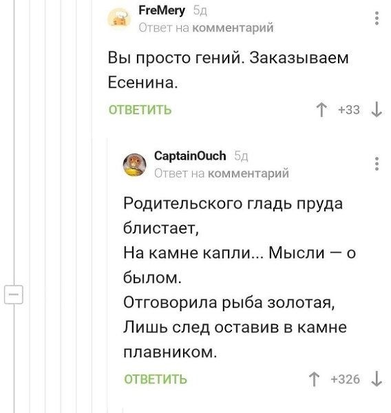 Реально ведь талант парень! Ну вот молодец! Я бы с удовольствием почитала его стихи! И с юмором ... - 2