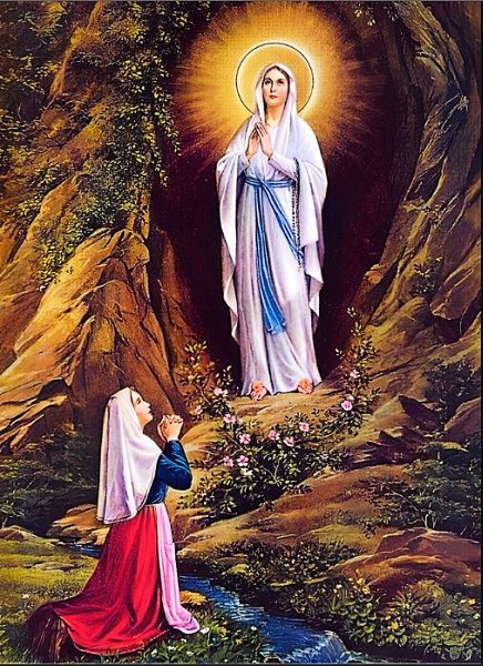 Nostra Signora di Lourdes https://it.wikipedia.org/wiki/Nostra_Sig...di_Lourdes