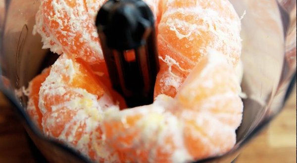 Мандариновый рахат-лукум.Ингредиенты:мандарин крупные 7 шт.вода 4 стаканасахар 3 стаканасахарная ... - 4