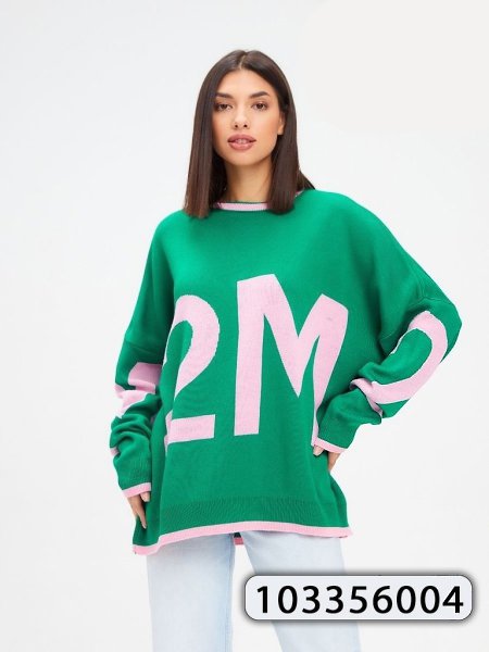 Мягкий oversize свитер. Стильный и качественный.Отличная длина рукавов для высоких. Артикул: ... - 2