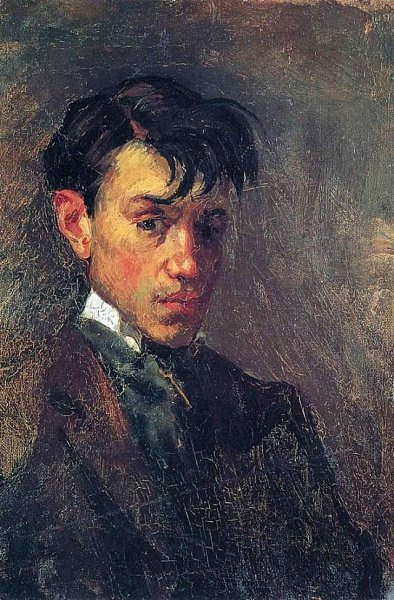 :) Самый ранний и поздний автопортреты Пабло Пикассо (1881-1973г.г.): 15 лет и 90 лет.