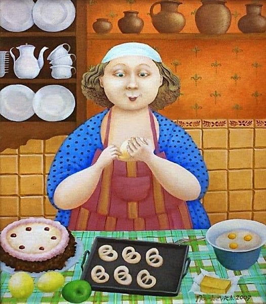 Вообще, быть домохозяйкой легко. С утра проснулась, всех позавтракала. Завтракать всех не сложно. ...