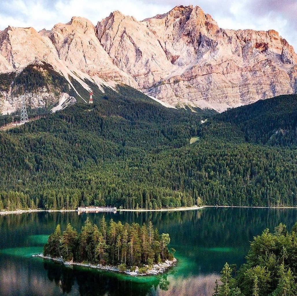 Eibsee, Bayern, Germany.