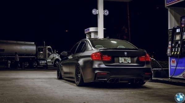 BMW M3 on air - 2