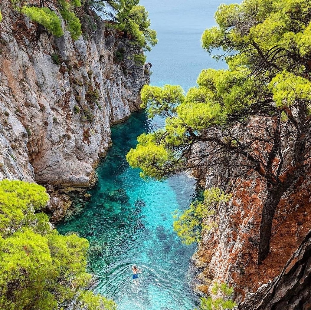 Amarandos, Skopelos, Greece.