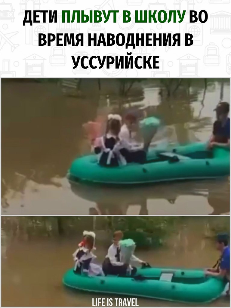 Эвакуация.Нет, не слышали! По крайней мере жителей Уссурийска совсем не смутило наводнение, которое ...