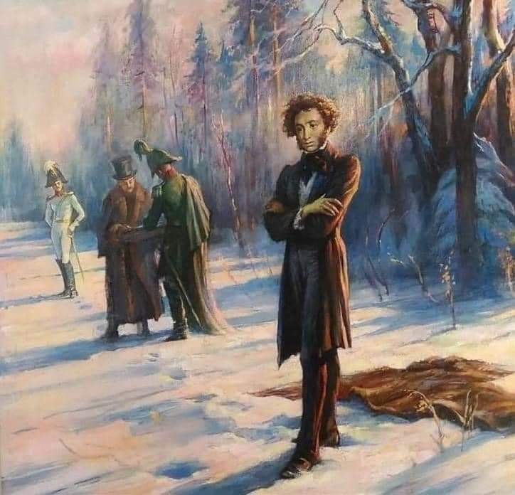 :) 1816 год. Пушкин вызвал на дуэль Павла Ганнибала, родного дядю. Причина: Павел отбил у молодого ...