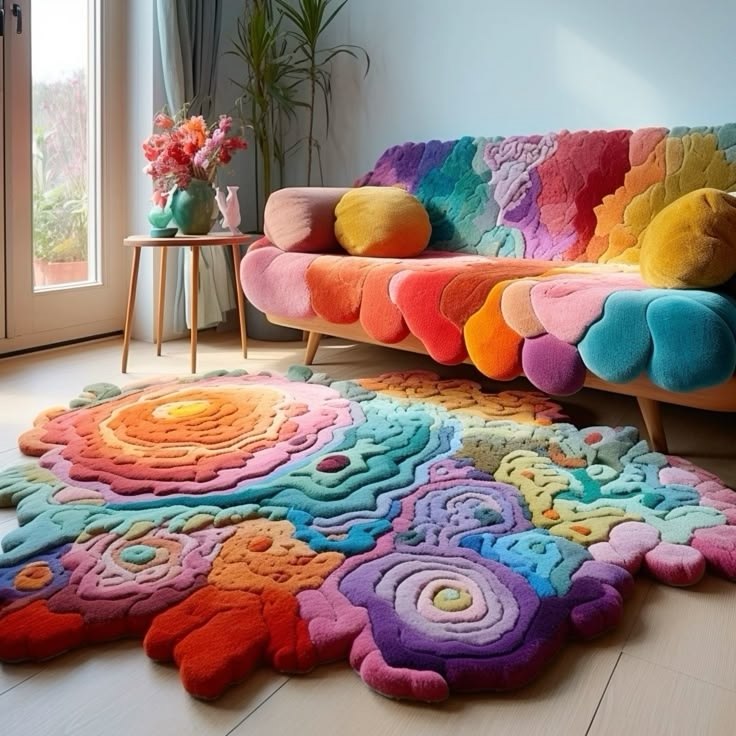 Коллекция дизайнерских ковров и мебели, вдохновлённых природой, переносит атмосферу сада прямо в ваш ... - 3