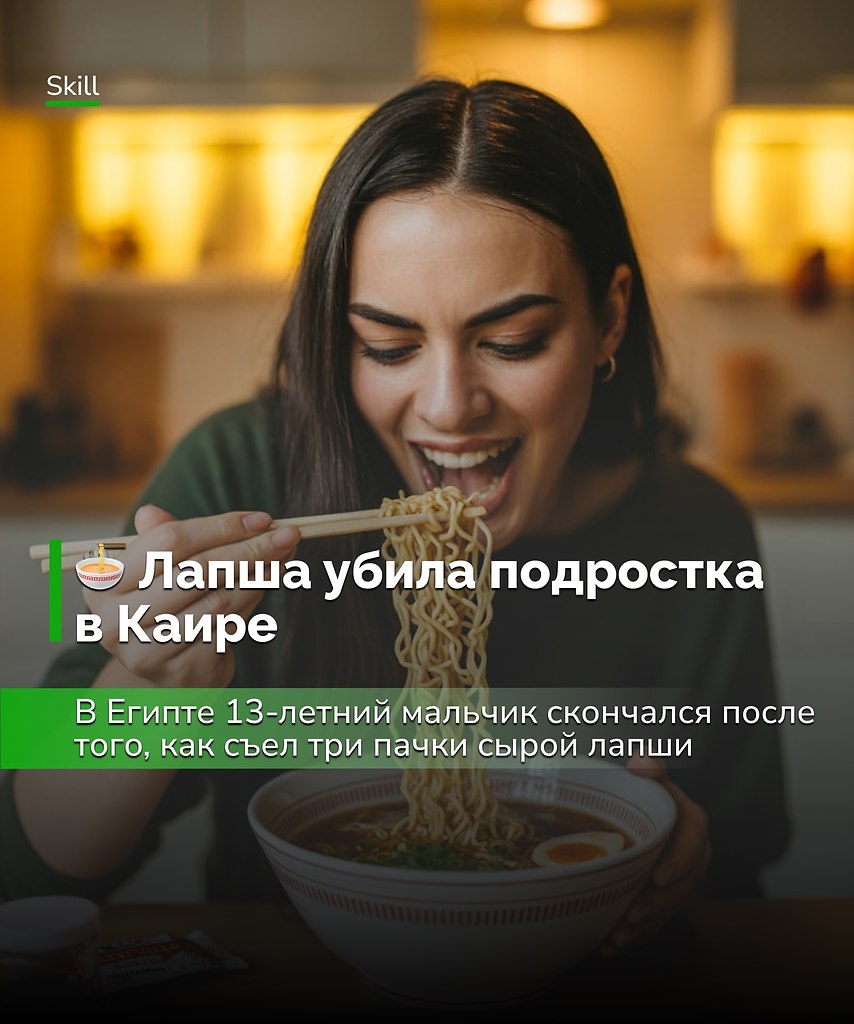 Трагедия наглядно показывает, что даже привычные продукты могут быть смертельно опасны при ...
