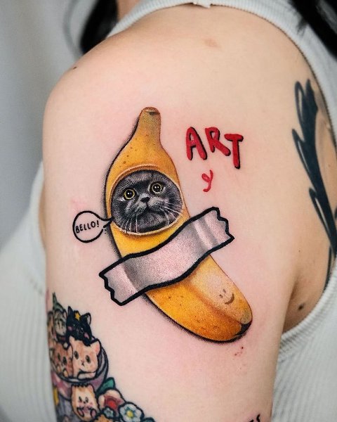 Это чистая радость, абсурд и ирония.Символ того, что искусство может быть весёлым и бессмысленным, ... - 2