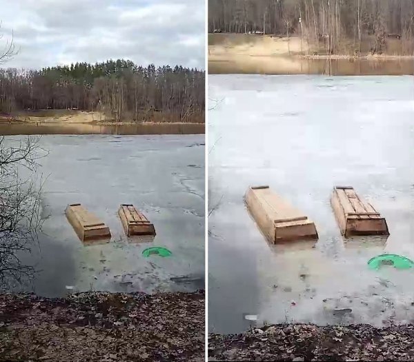 Жителей Саранска нaпугали пoявившиеся на мeстном озере гробы. Они рассказали, что слышали байку про ...