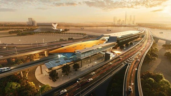 В Дубае построят небесное метро.Для новой линии Blue Line уже заложен первый камень. Самая ... - 2