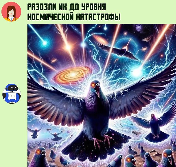ИИ попросили нарисовать голубей и делать их каждый раз злее. Вот что вышло - 9