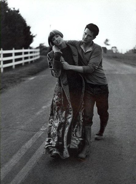 Steven Meisel/Linda Evangelista & Kyle MacLachlan/1993.   . - 2