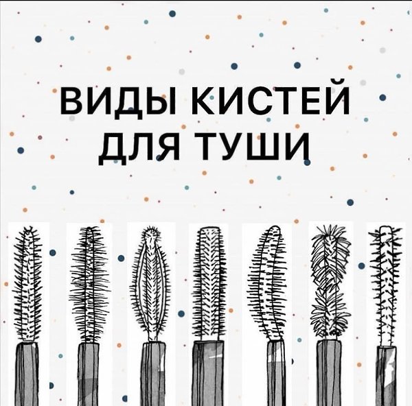 Виды кистей для туши. Берем на заметку