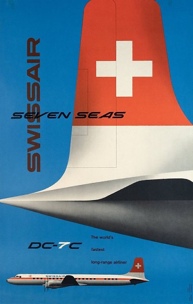     Swissair, 1958 .      (Kurt Wirth). #awd_swiss ... - 2