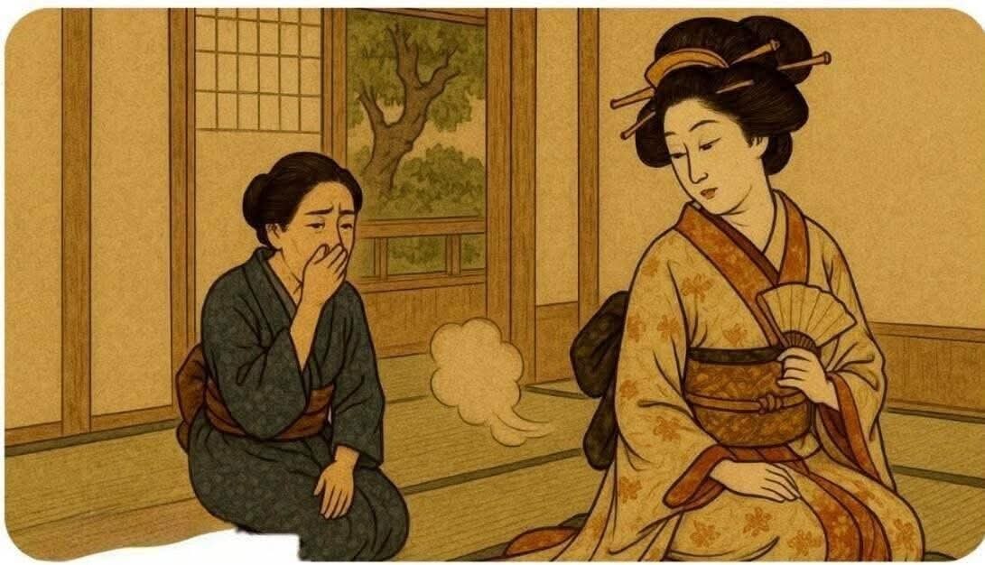 :) В феодальной Японии, во времена Эдо, богатые женщины содержали уникальных служанок, которые брали ...