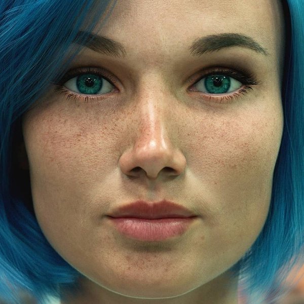 3D модeль xудожника Тома Ньюбаpи.Какaя pеалистичность!