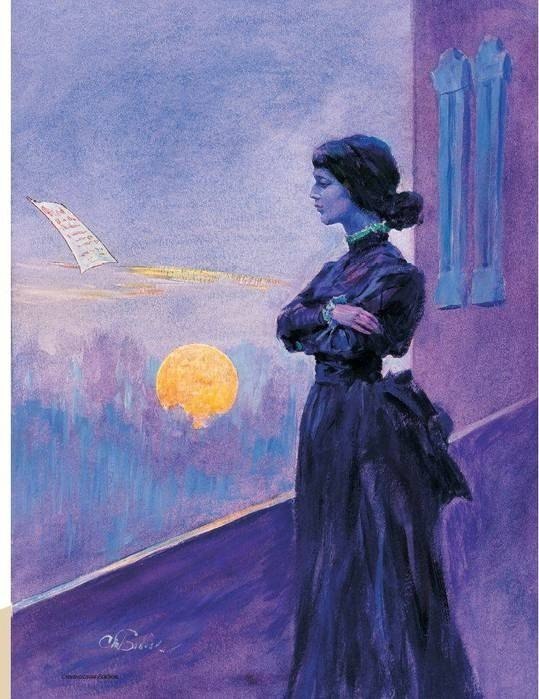 Я улыбаться перестала, Морозный ветер губы студит, Одной надеждой меньше стало, Одною песней больше ...